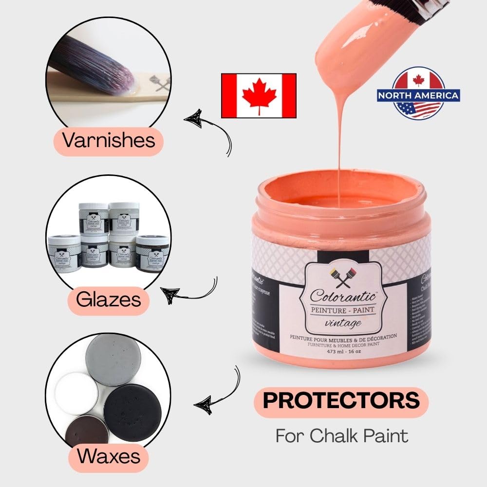 GRAPEFRUIT Chalk Paint for Furniture DIY (Grapefruit / 8 Fl Oz (Pack of 1))