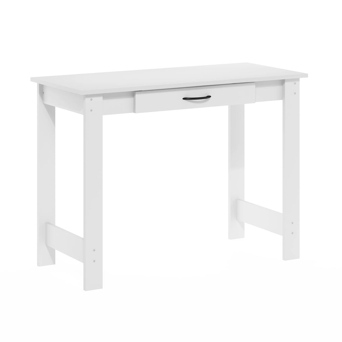 Jaya Writing Desk with Drawer (White / 39 inches)