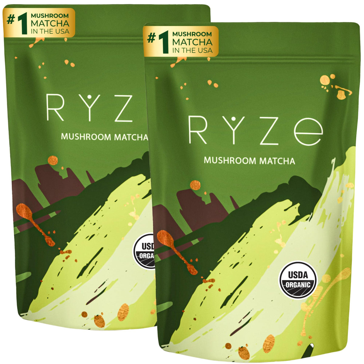RYZE Mushroom Matcha Starter Kit (12.66 Ounce (Pack of 1))