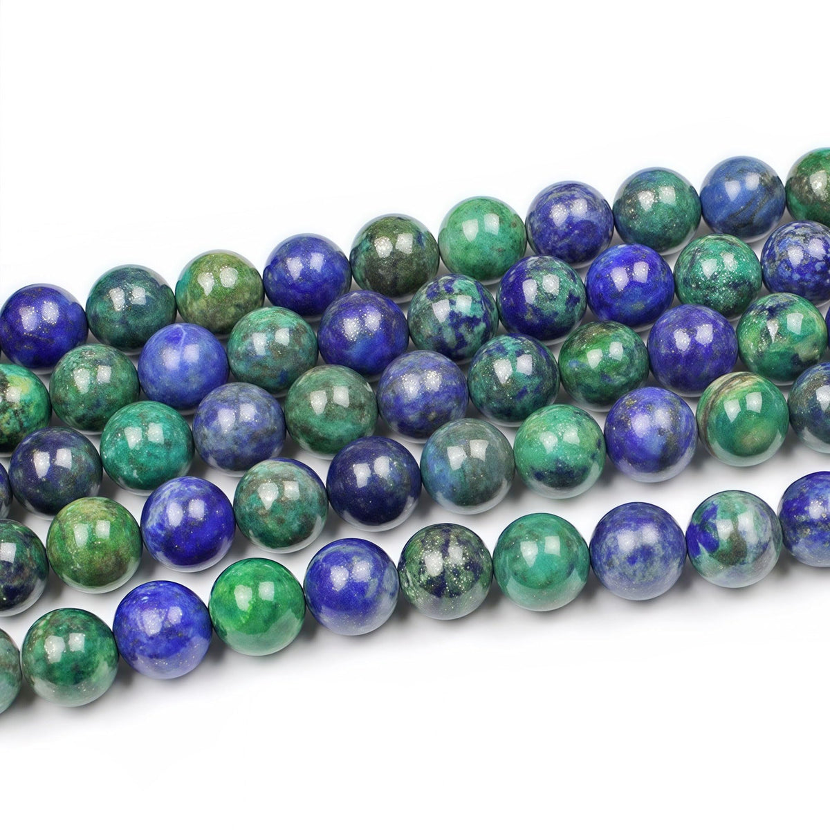 5A Natural Phoenix Lapis Lazuli Round Loose Beads for Jewelry Making DIY Bracelet Necklace 15'' (Phoenix Lapis Lazuli / 12mm)
