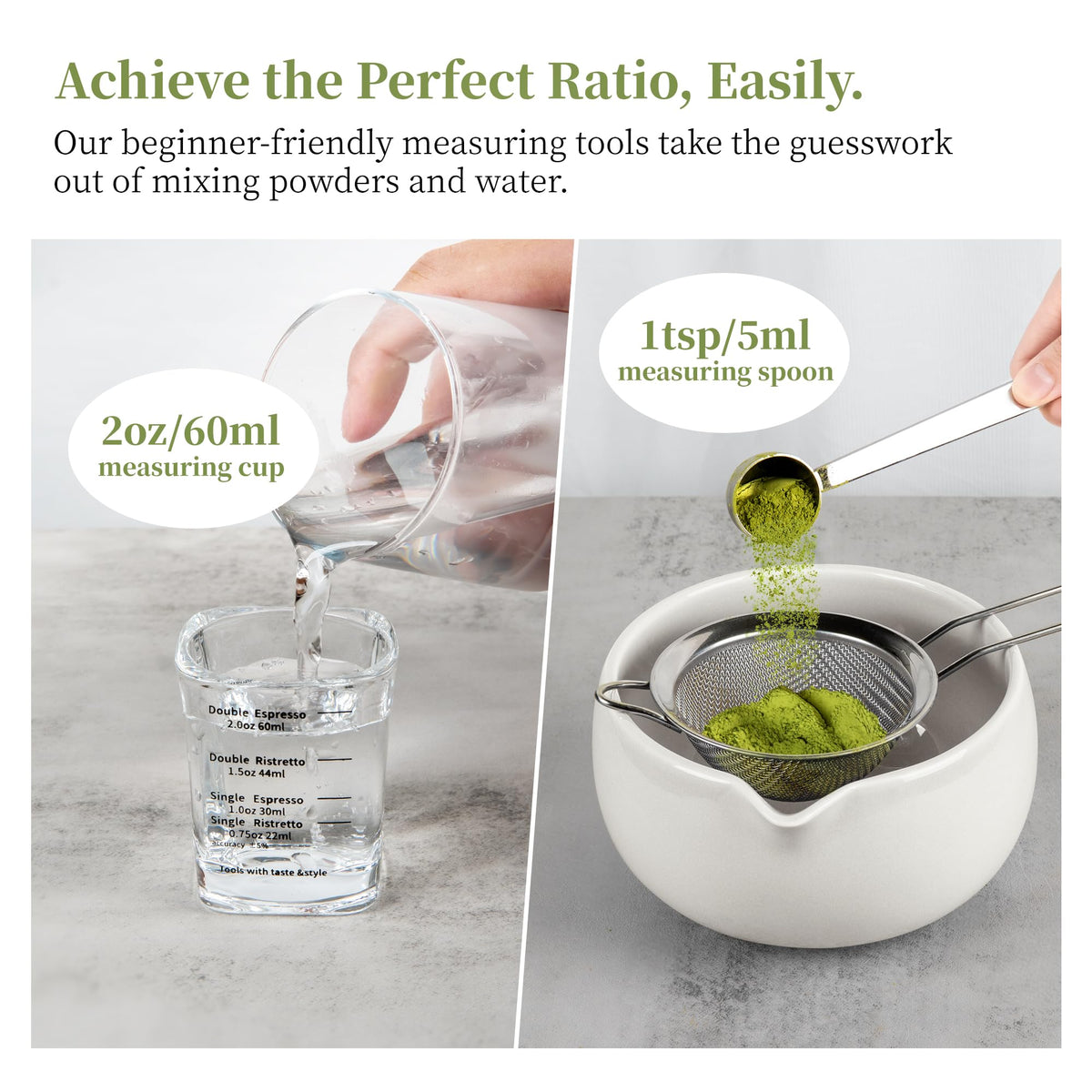 Matcha Whisk Set White (White)