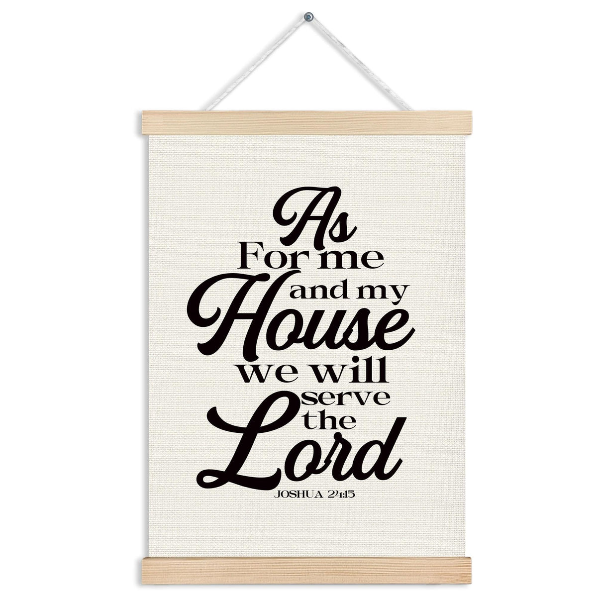 Christian Wall Art Poster (JOSHUA 24:15)
