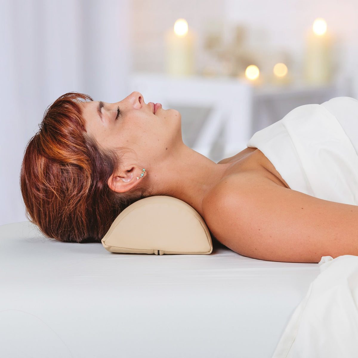 Necl Pillow Durable Massage Bolster (Approx 15.25cm x 7.6cm x 33cm)