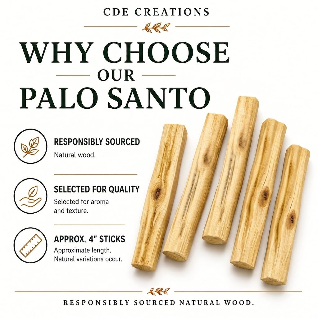 30 Premium Palo Santo Sticks (30 Sticks)
