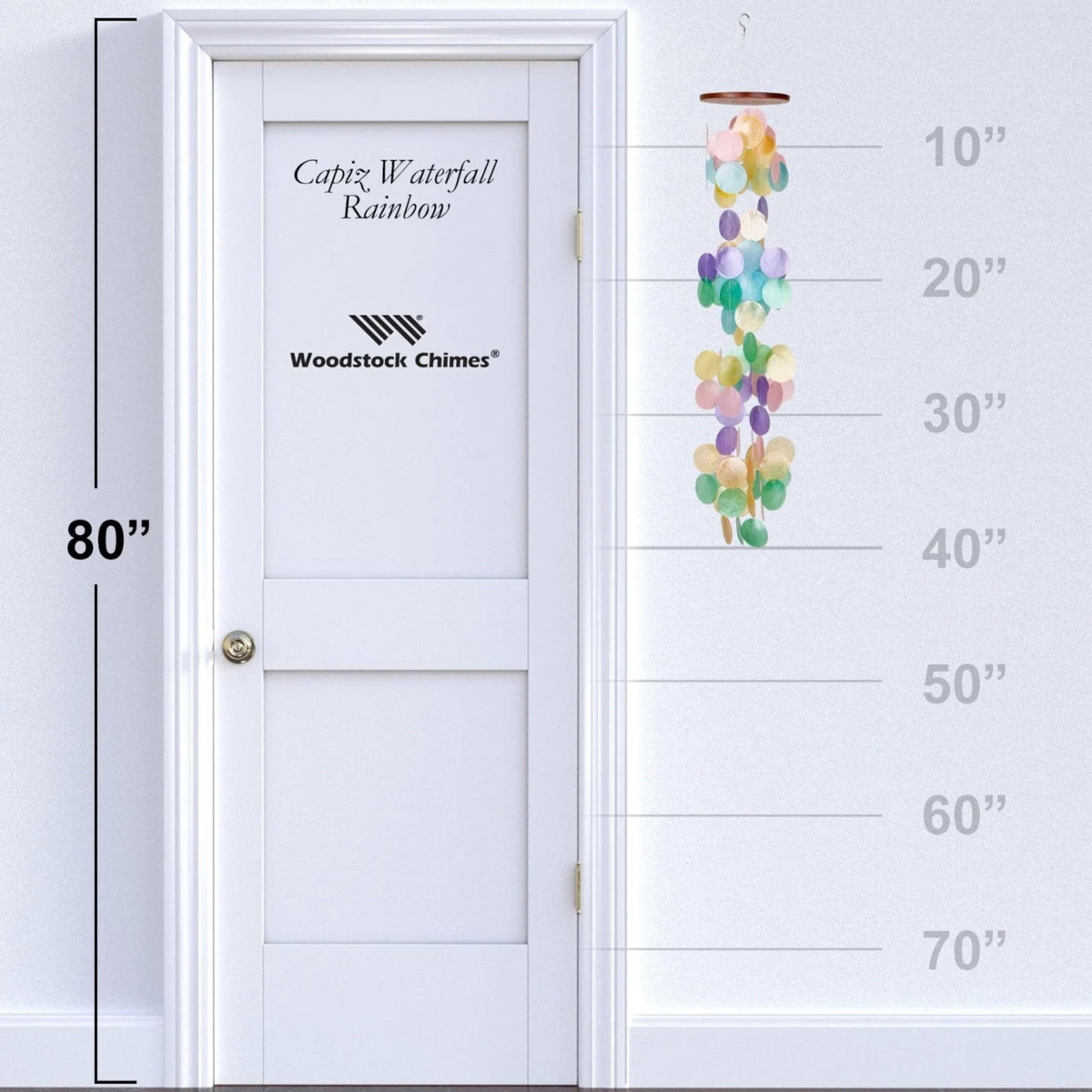 Asli Arts Collection (40 Inches Light Rainbow)