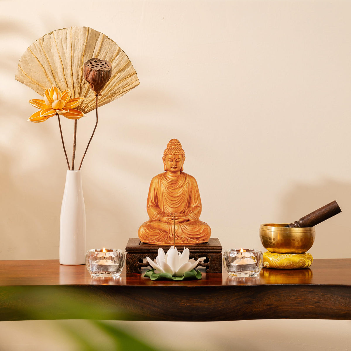 Buddha Statue Indoor Meditation Accessories (Meditating Buddha Statue)