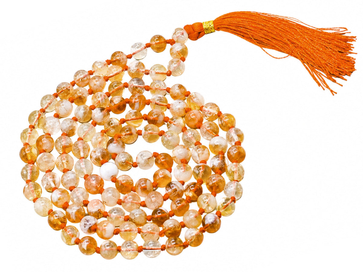 Citrine Mala Knotted (Citrine / Knotted)