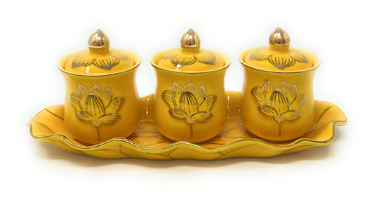 3 Altar Cups Set (Yellow)
