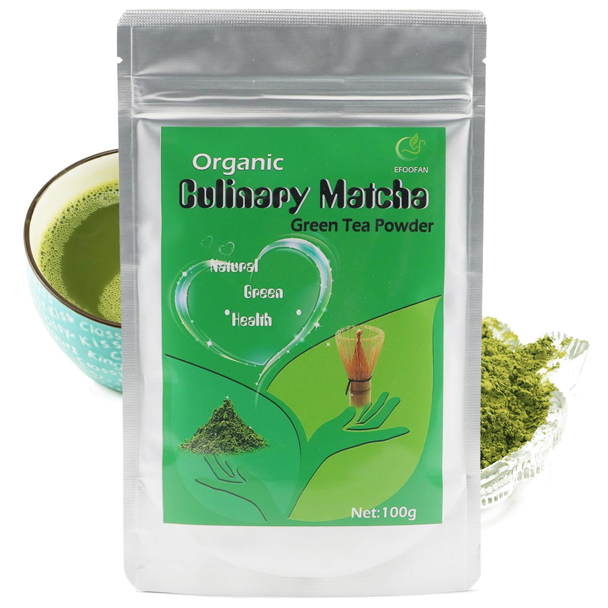 Organic Culinary Matcha Tea for Baking (3.53 Ounce (Pack of 1))