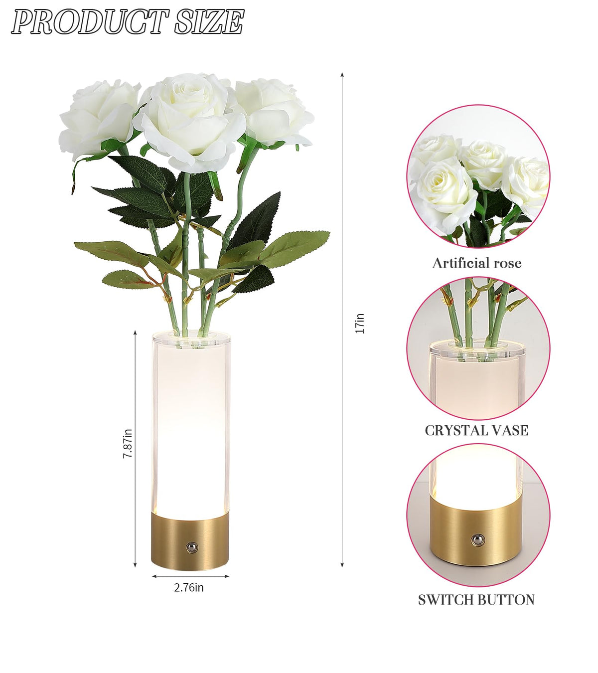 Flower Night Light (Roses)