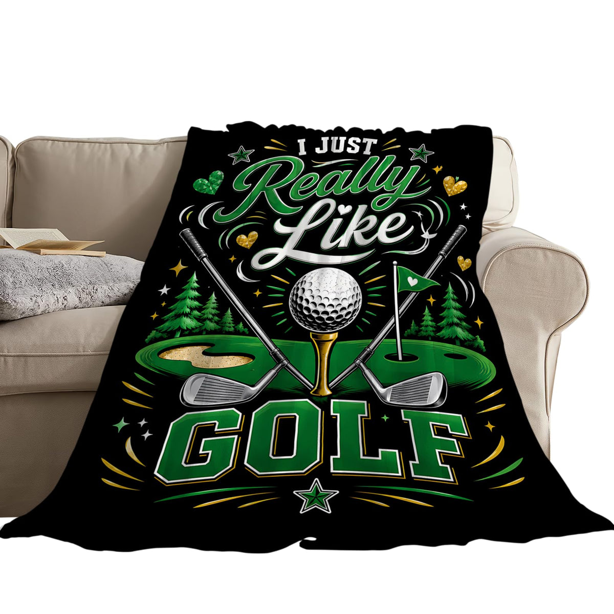 Golf Blanket Golf Lover Gifts Sports Throw Blanket 50"X60" (50"x60" / Golf01)