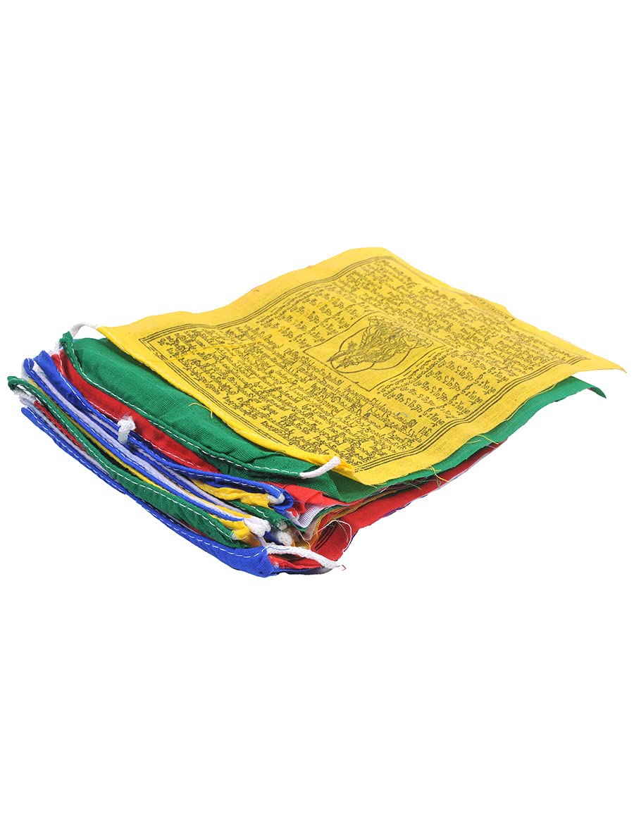 Tibetan Prayer Flags Outdoor (Medium (9.50 Inches X 8.25 Inches))