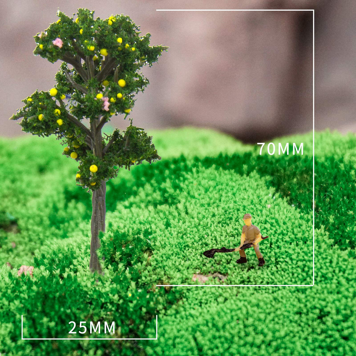 Miniature Fairy Garden Decoration Accessories Simulation Tree Garden Sculptures Statues (Trees)