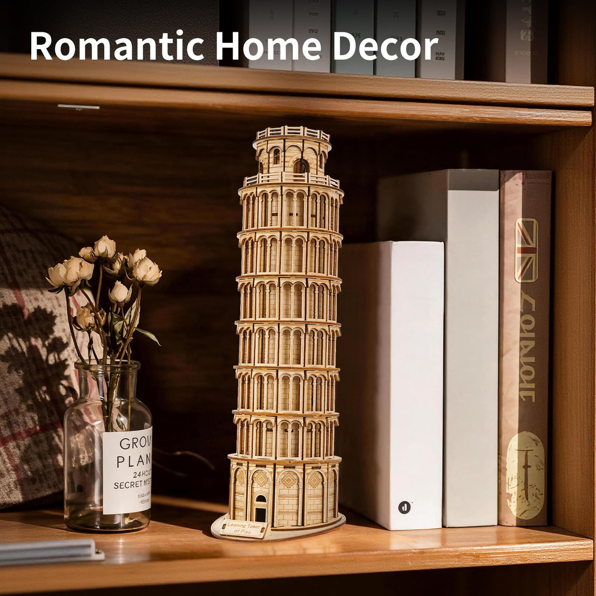 3D Wooden Puzzle for Adults (Leaning Tower of Pisa)