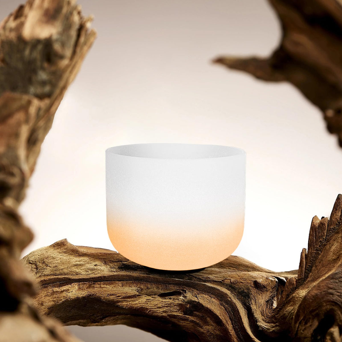 Chakra Tuned 432hz Set of 7 Gradient Color Quartz Crystal Singing Bowls 6 (Set of 7, 6-12 inches / Gradient 7 Color)
