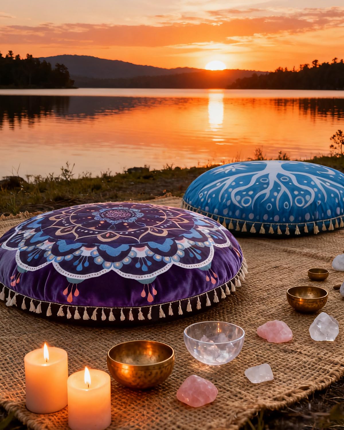 Meditation Cushion (Purple)