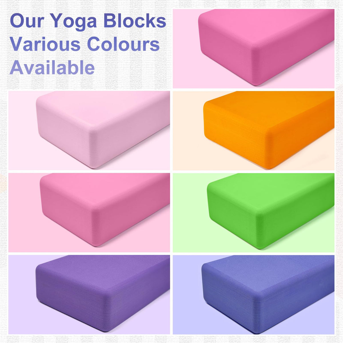 2 Pack Yoga Blocks (2PACK-Purple)