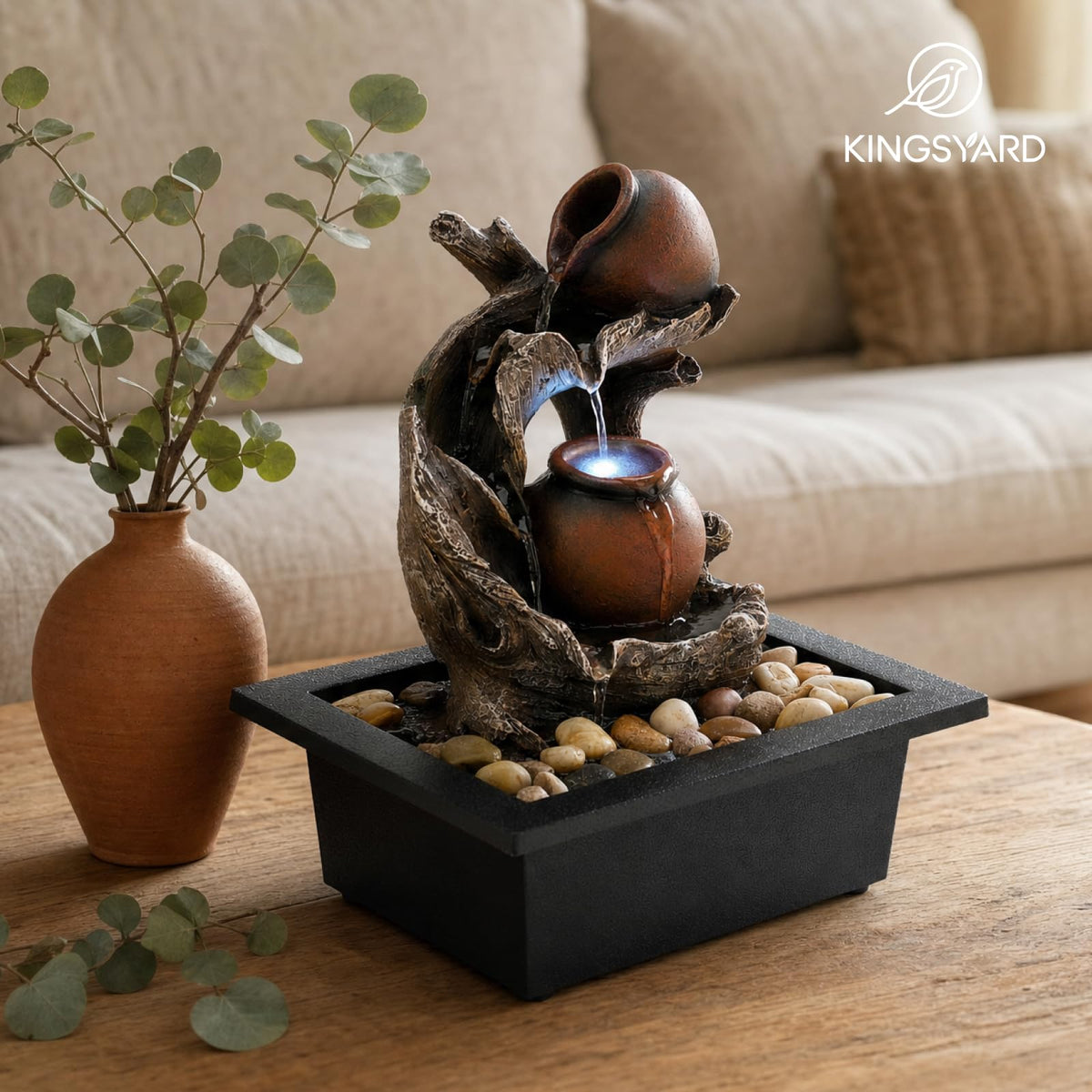 Zen Tabletop Water Fountain (10.4")