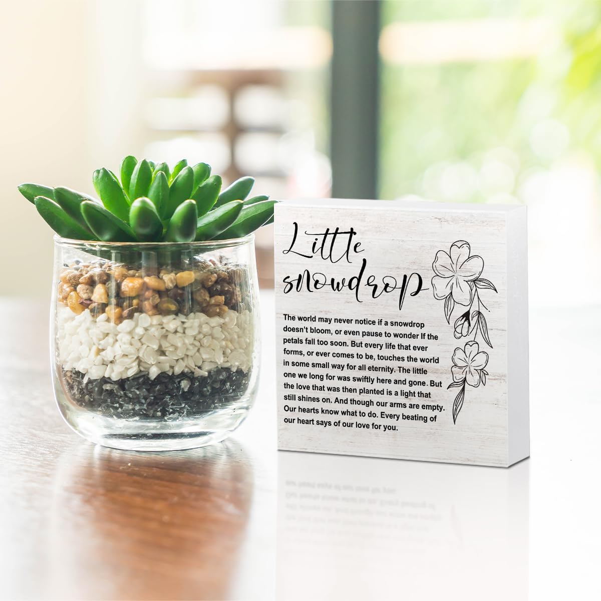 Miscarriage Gifts for Mothers (Little snowflake)