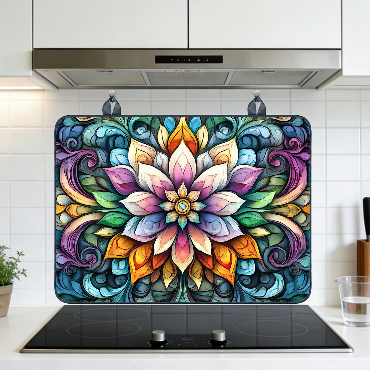 Mandala Floral Stove Top Cover (YVC00048)
