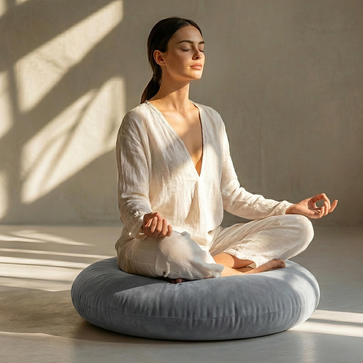 32" Floor Pillow (Grey / 2 Pack)