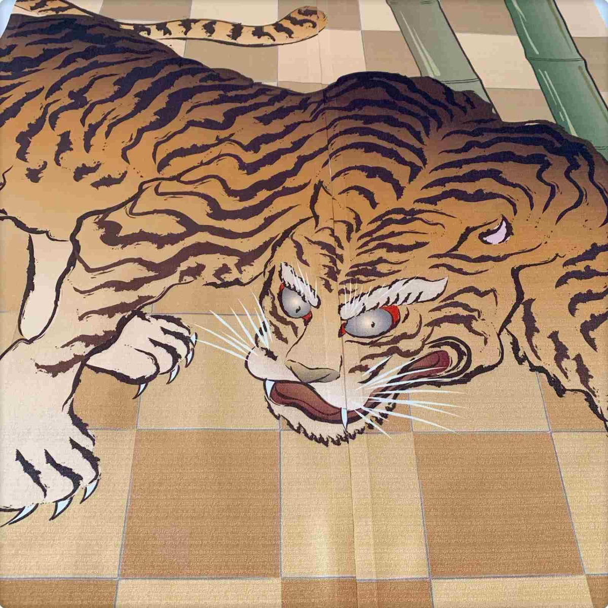 Noren Japanese Doorway Curtain Tapestry Decorations Room Divider Privacy Anime Curtains for Bedroom Living Room Kitchen Door Home Decor (Tiger / 33.5"W x 67"L (Pack of 1))