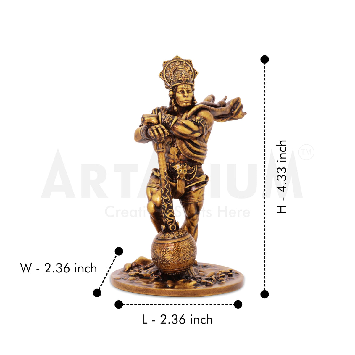 Bahubali Hanuman Idol (#1 Bahubali Hanuman)