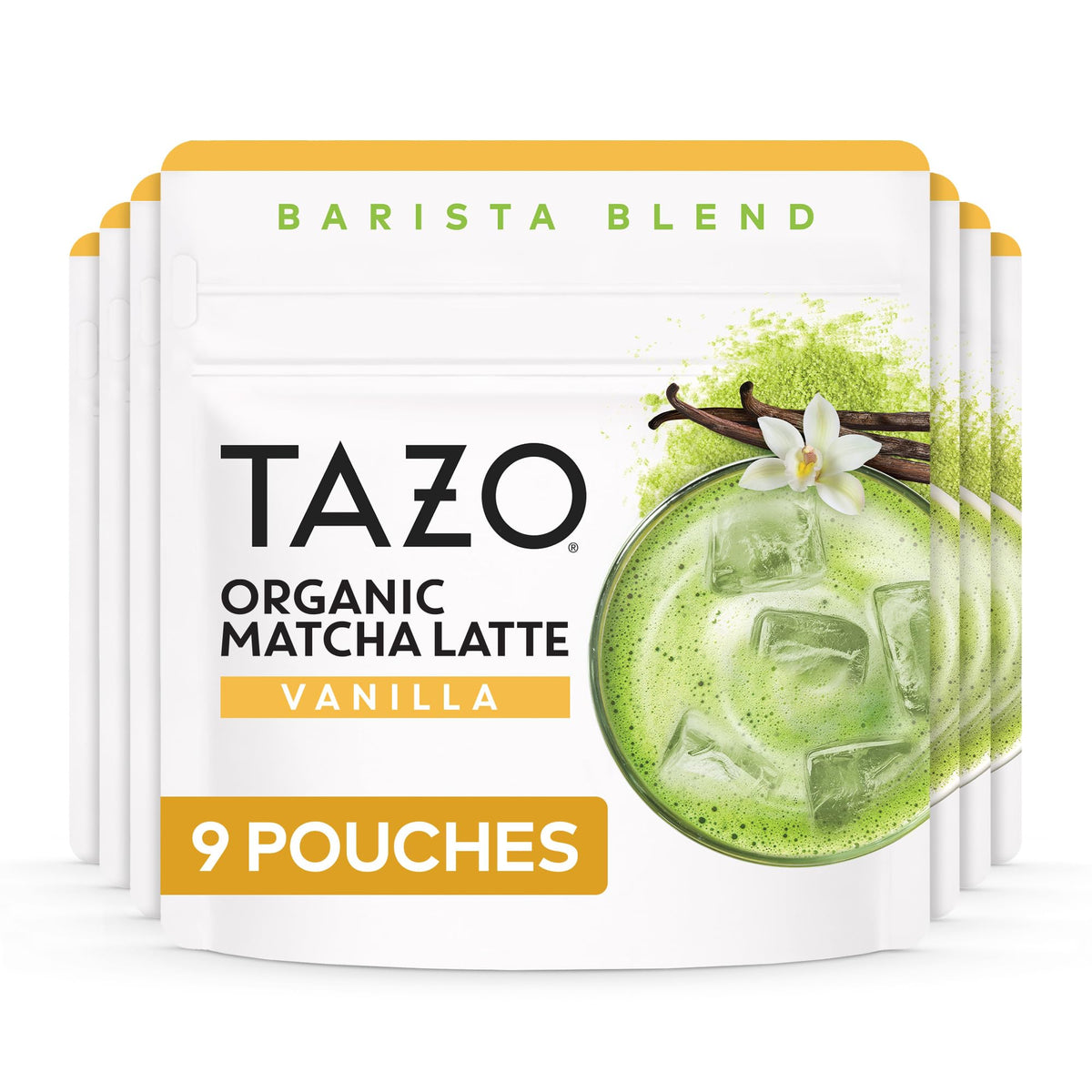 Organic Vanilla Matcha Latte (3.5 Ounce (Pack of 9))