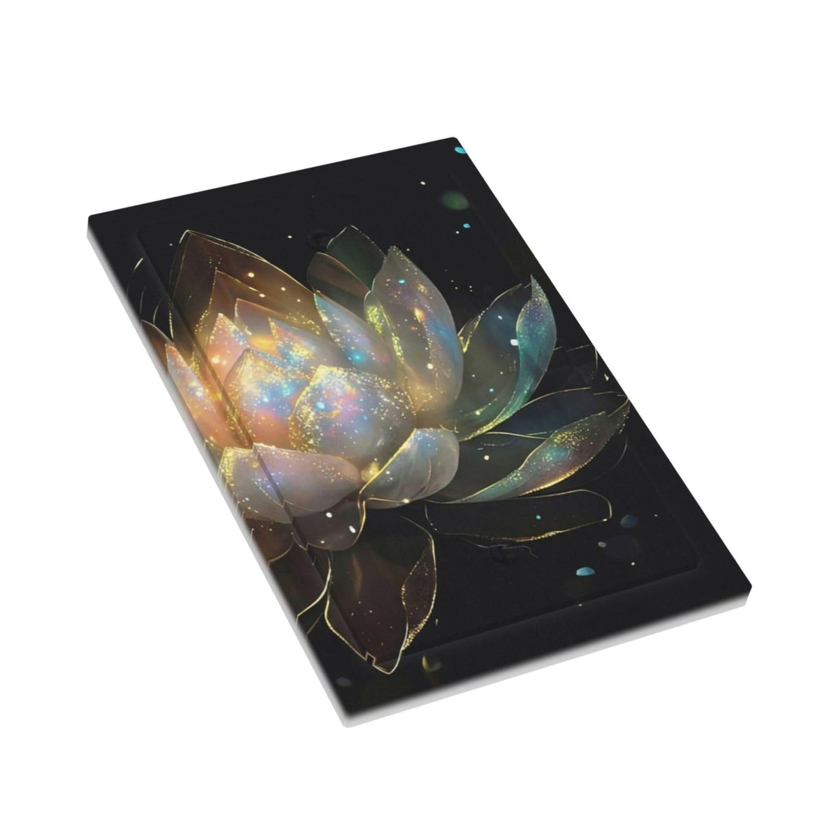 Spa Yoga Zen Lotus Flower Decorative 1 (Spa Yoga Zen Lotus Flower / 1-Gang Blank)