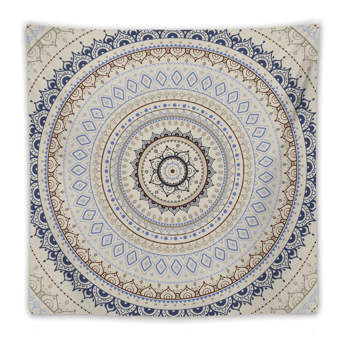 Mandala Tapestry Wall Hanging Retro Eastern Backdrop Swirled Cosmic Lotus Yoga Boho Artwork Tapestries Home Decor for Living Room Bedroom Farmhouse Apartment Dorm 60"x60" (60"L x 60"W / Mandala-44)