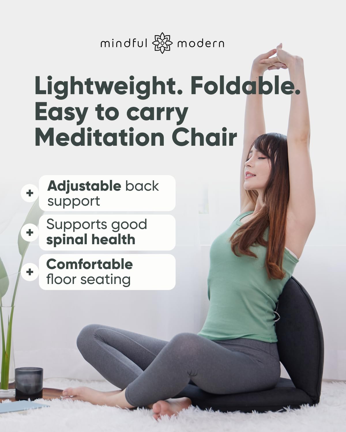 Meditation Chair (Charcoal Black)