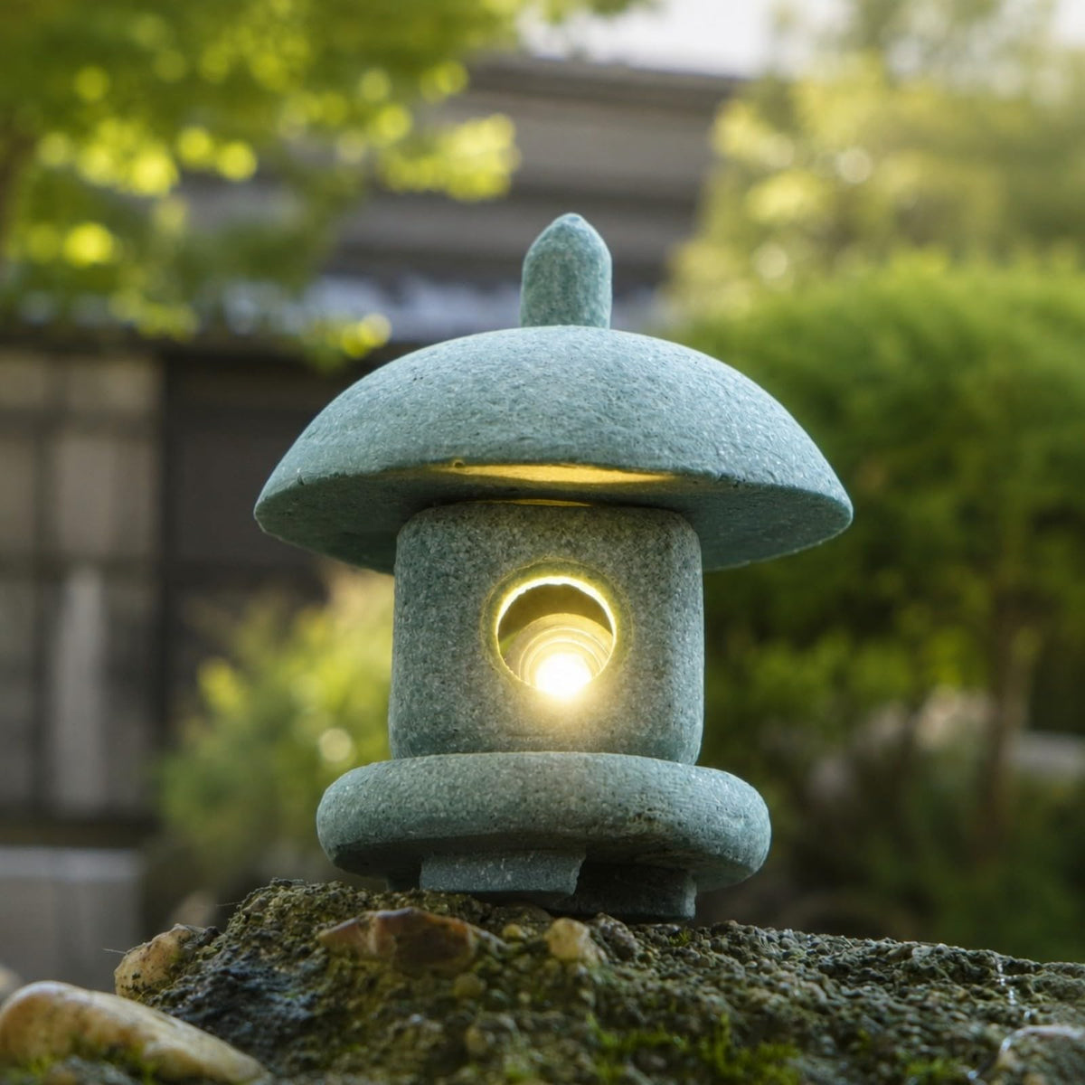 Japanese Pagoda LED Lamp Statue Figurine (Style J)