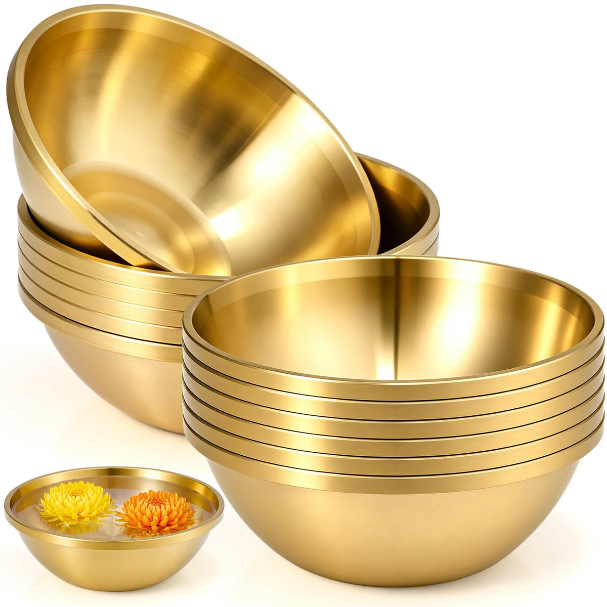 Diwali Pure Brass Bowl Navratri Return Gift (3.15 Inch)