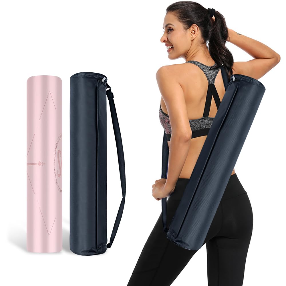 Natural Rubber Yoga Mat (Soft Rose)