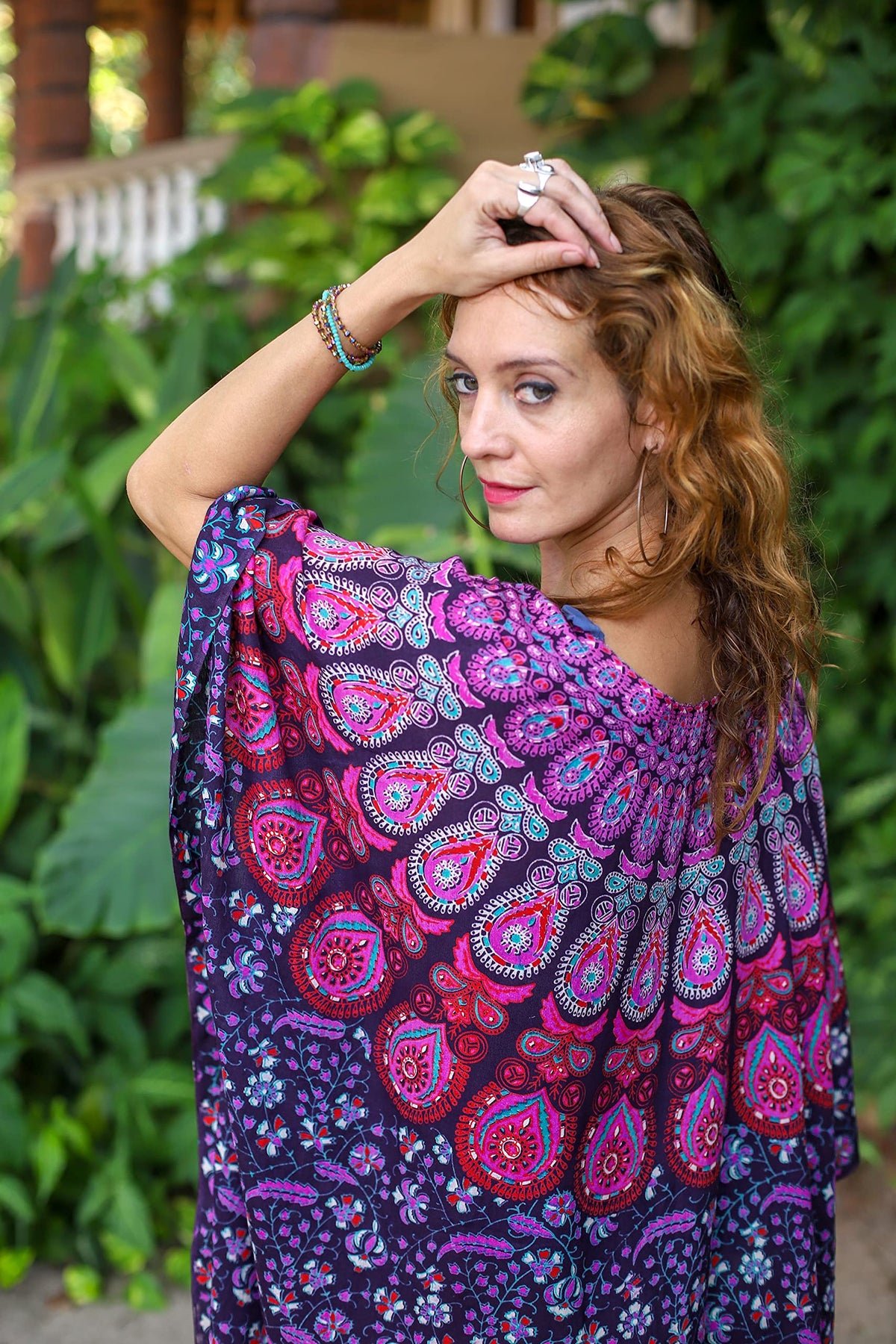 Purple Beach Kaftan for Women (Kaftan Purple)