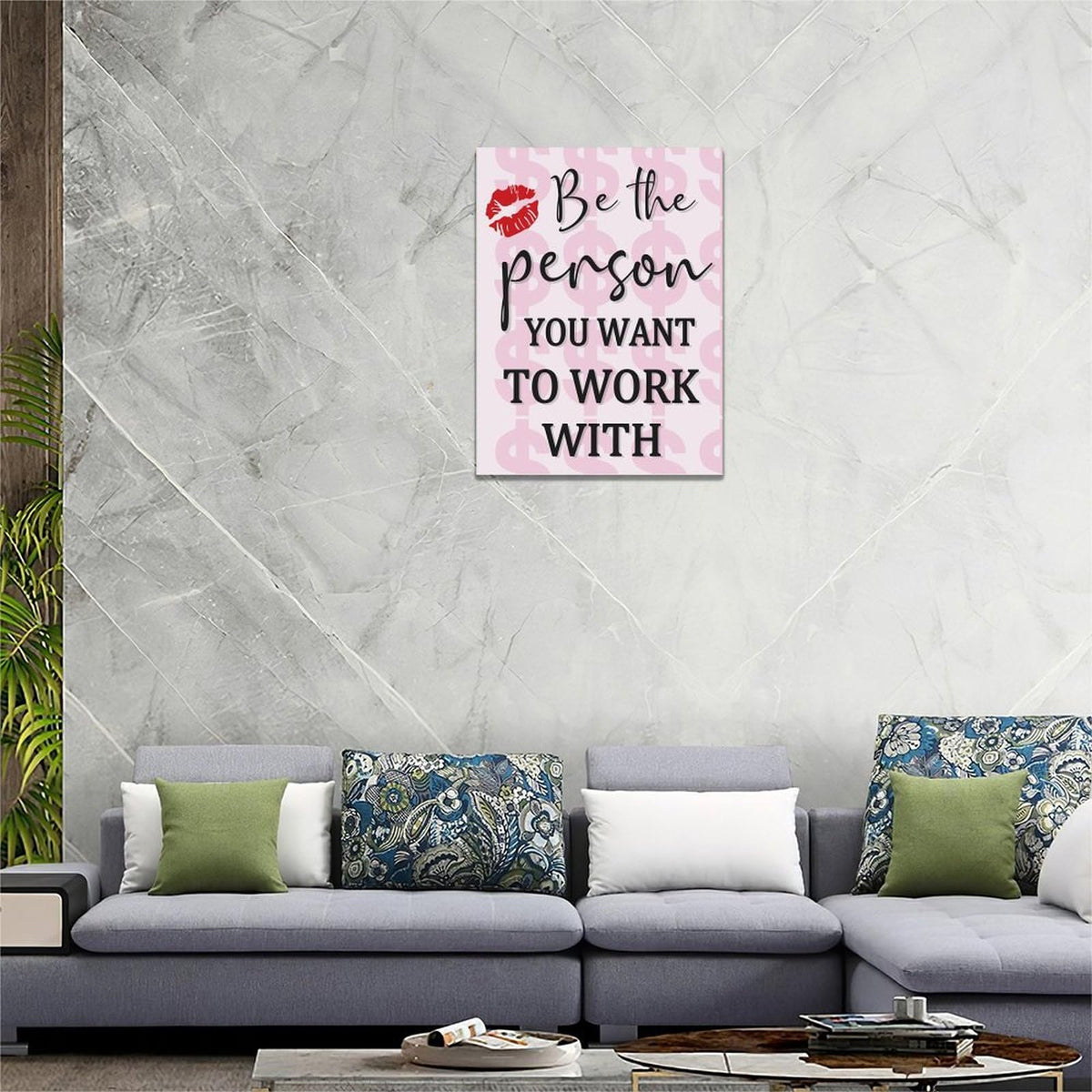 Office Inspirational Wall Art Motivational Success Pictures Wall Decor Inspiring Positive Quotes Canvas Painting Print Modern Artwork Decorations Framed for Home Bathroom Living Room Bedroom 12x16inch (12" x 16" / Office)