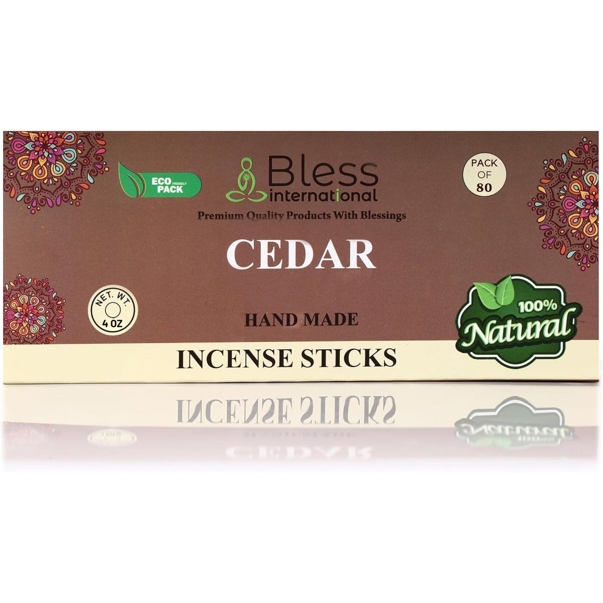 Bless Organic (Cedar / 80 Sticks (4.20 OZ/120 GM))