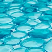 38"x17" Pebble Non Slip Mat for Bath & Shower (Aqua)