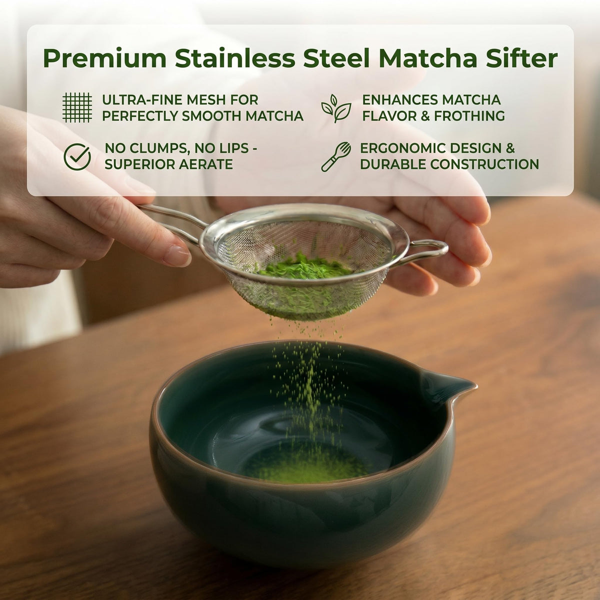 Premium 5 Piece Matcha Kit (Green)
