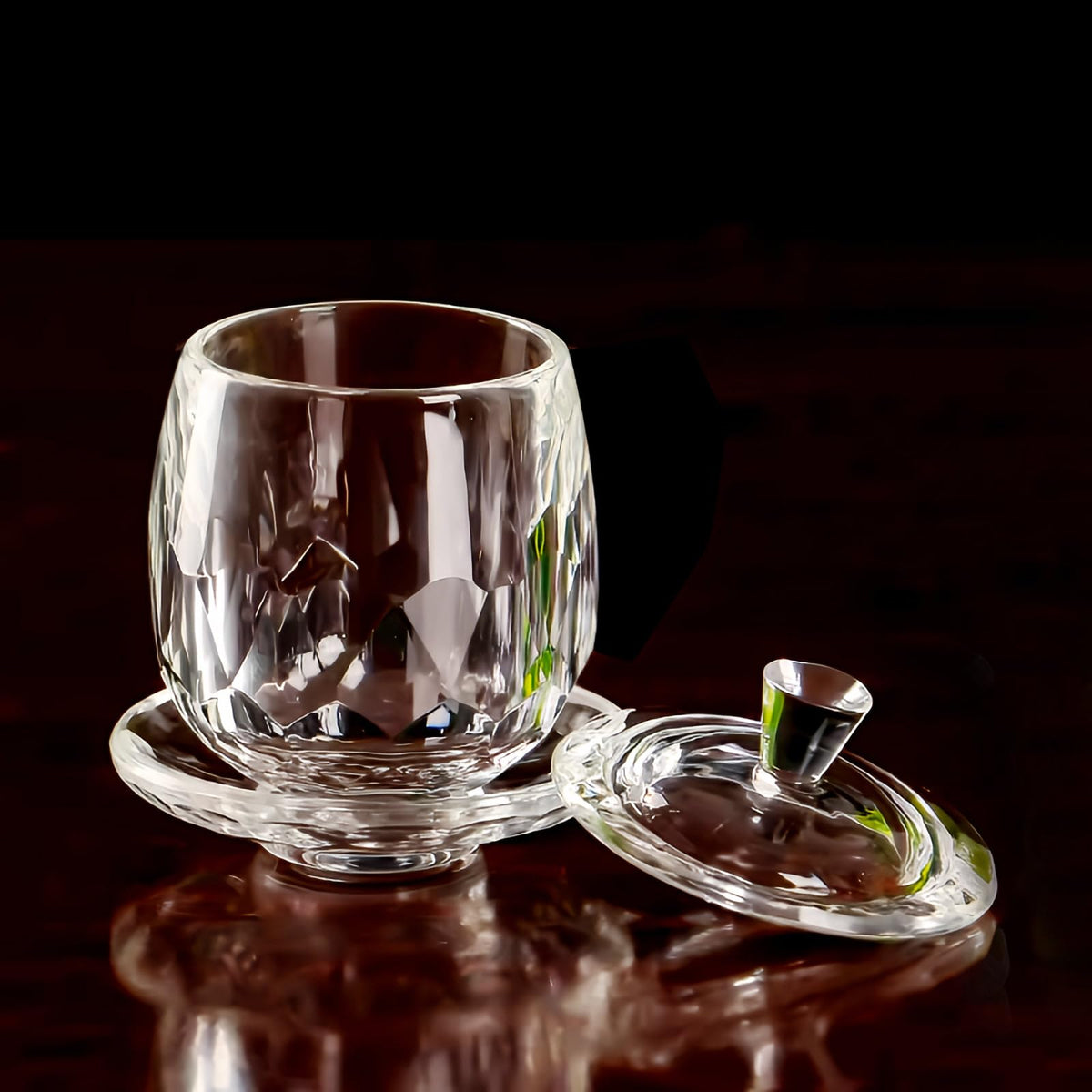 Buddha Water Cup (1pc Clear Glass Cup)
