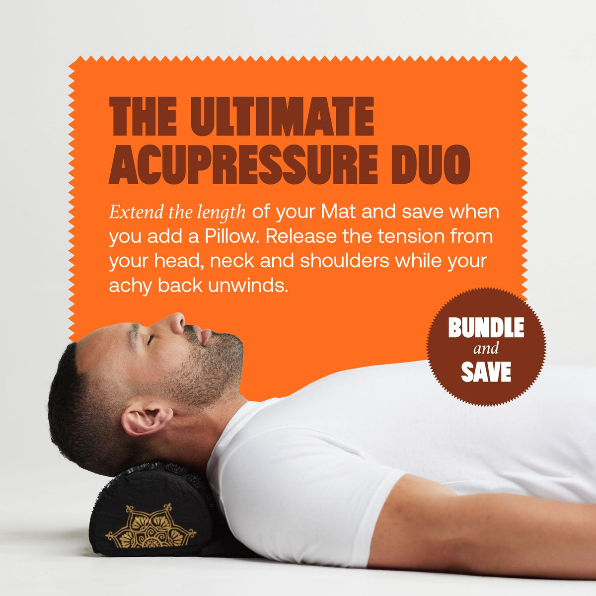 Acupressure Mat for Tension Release (Level 2 / Black)