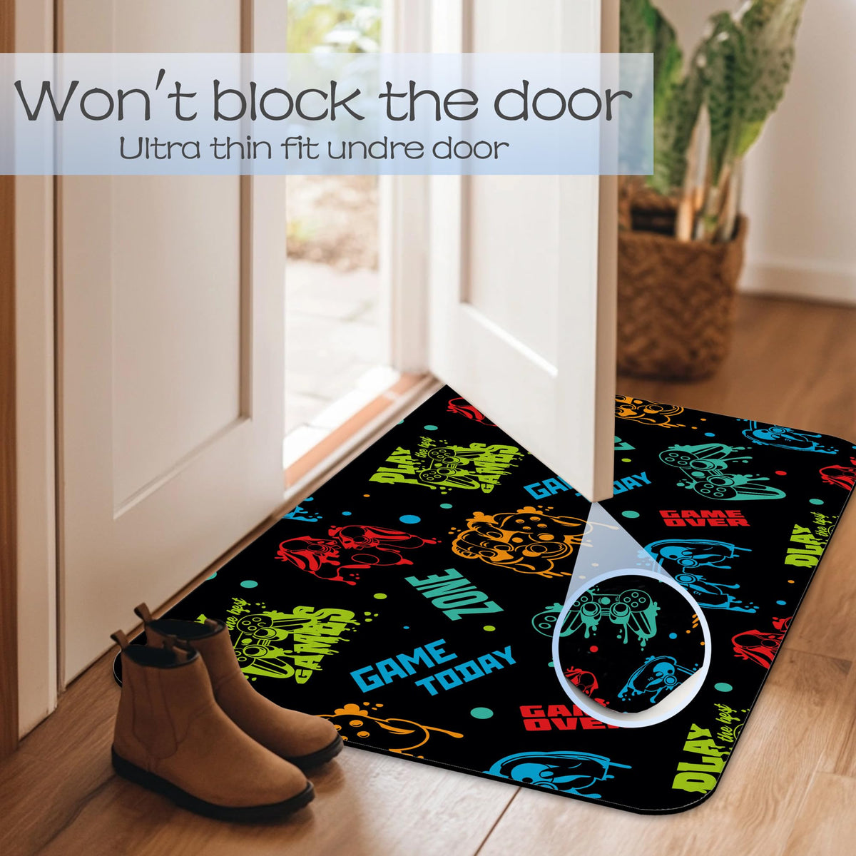 Colorful Game Controller Bathroom Rug 29.5"x17" (Colorful Game Controller)