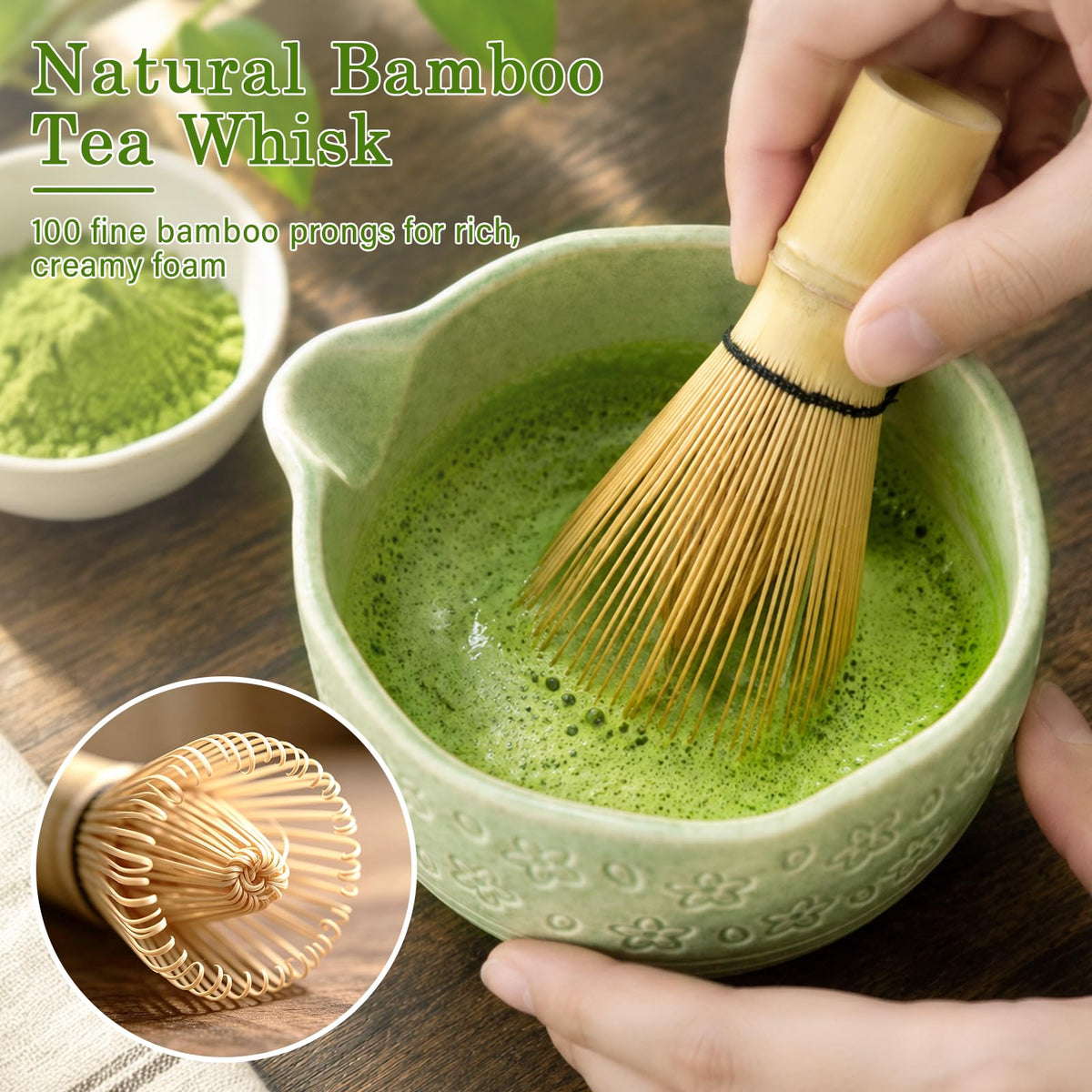 Matcha Whisk Set (Green)