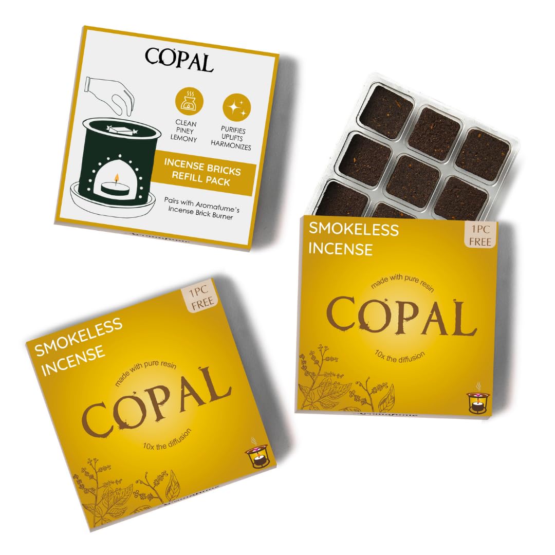 Copal Incense Bricks Refill Pack by Aromafume (Copal (Pack of 3))