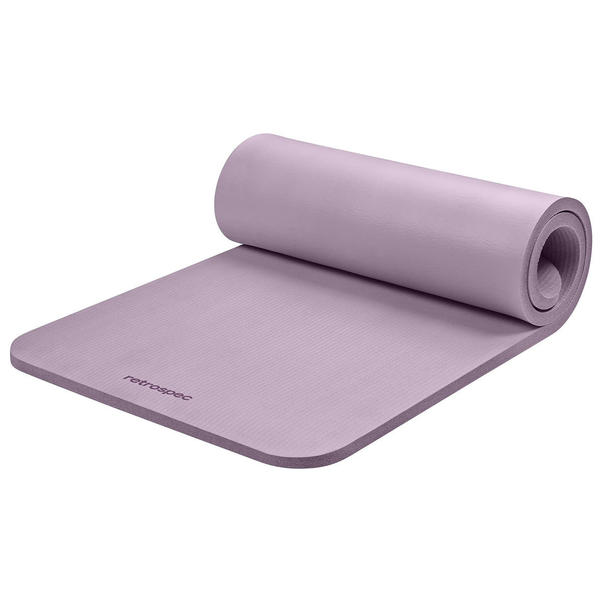 Solana 1" Extra Thick Yoga Mat Non Slip Exercise Mat w (Violet Haze / 1 inch)