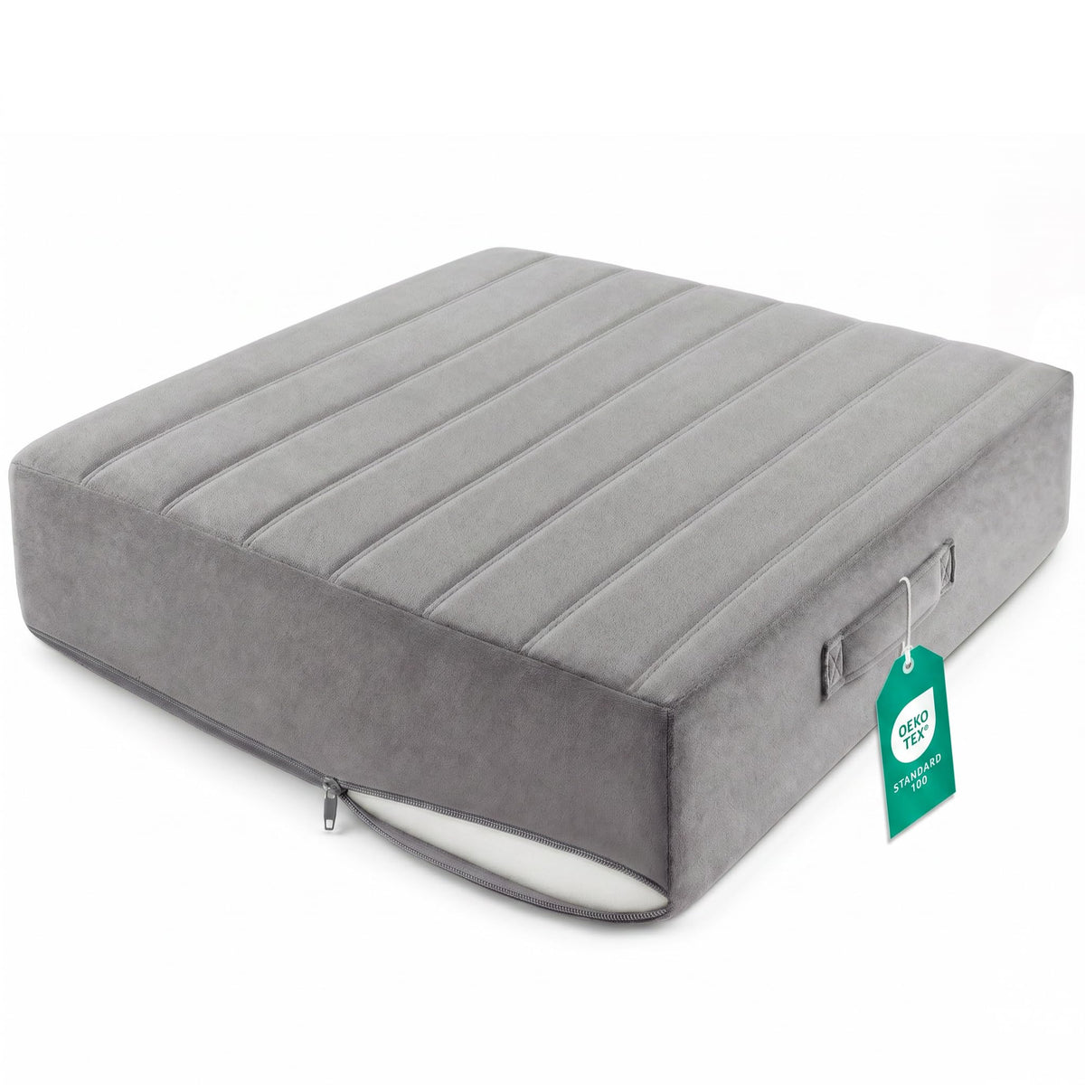 Floor Pillow for Adults (Grey / 22 Inch (Pack of 1))