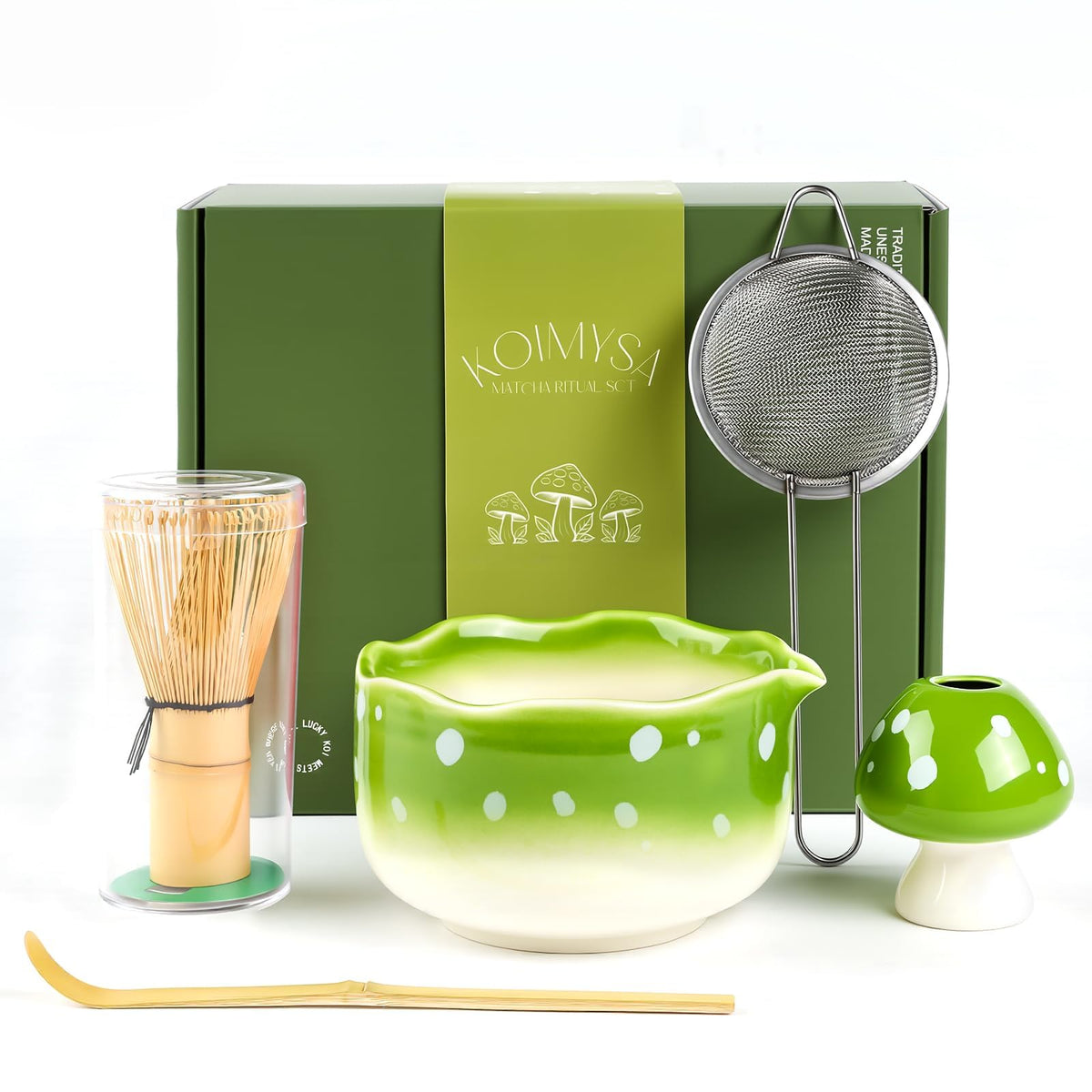 Matcha Bowl Set (Green)