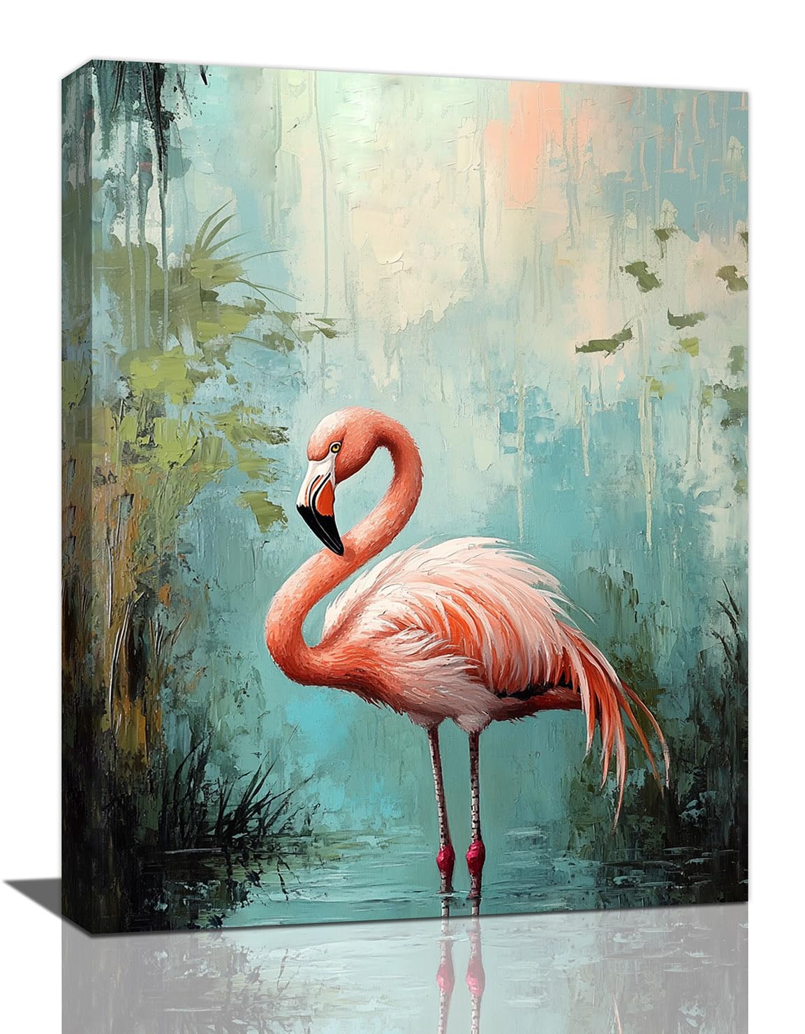Flamingo Wall Art (16"L x 12"W / Flamingo)