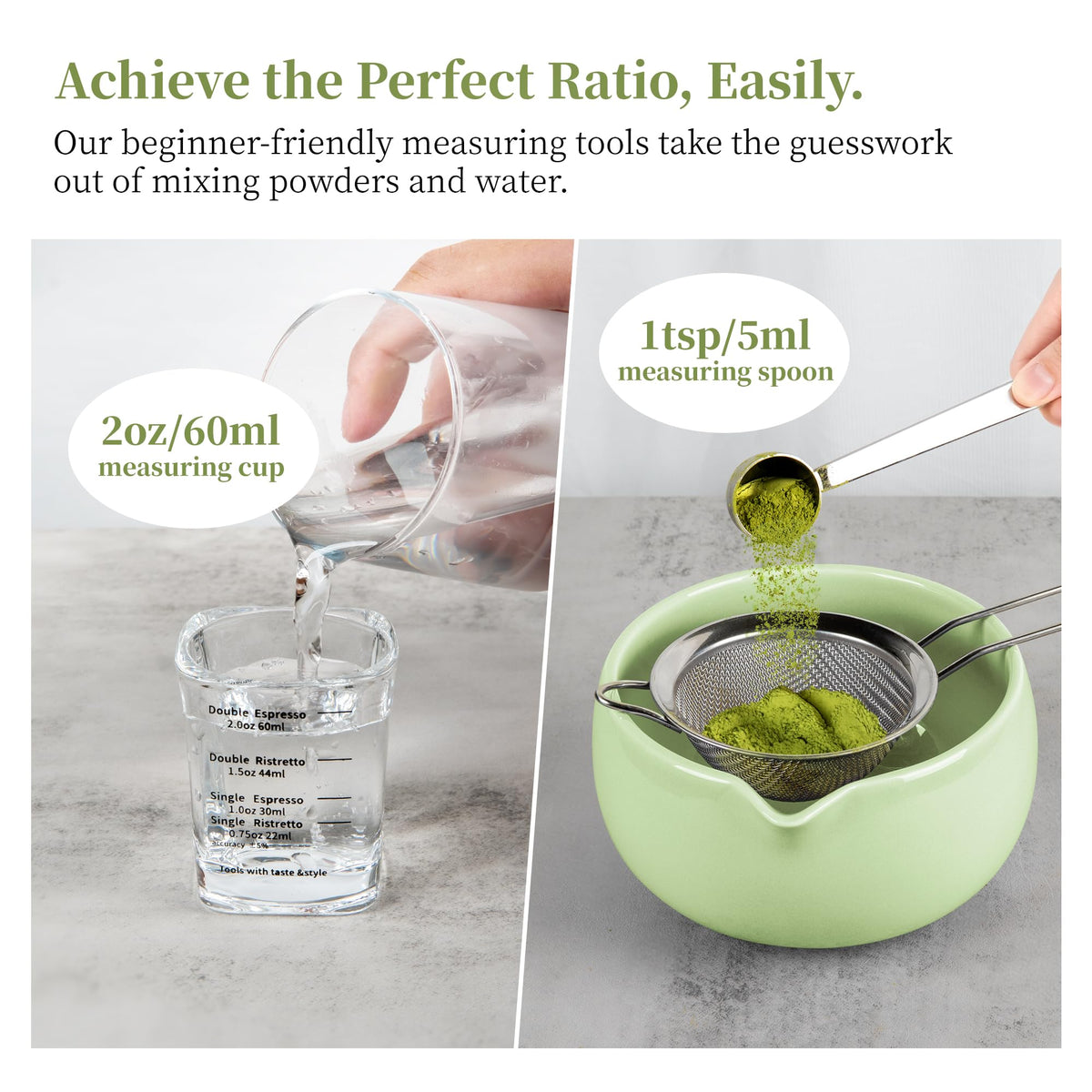 Matcha Whisk Set (Light Green)