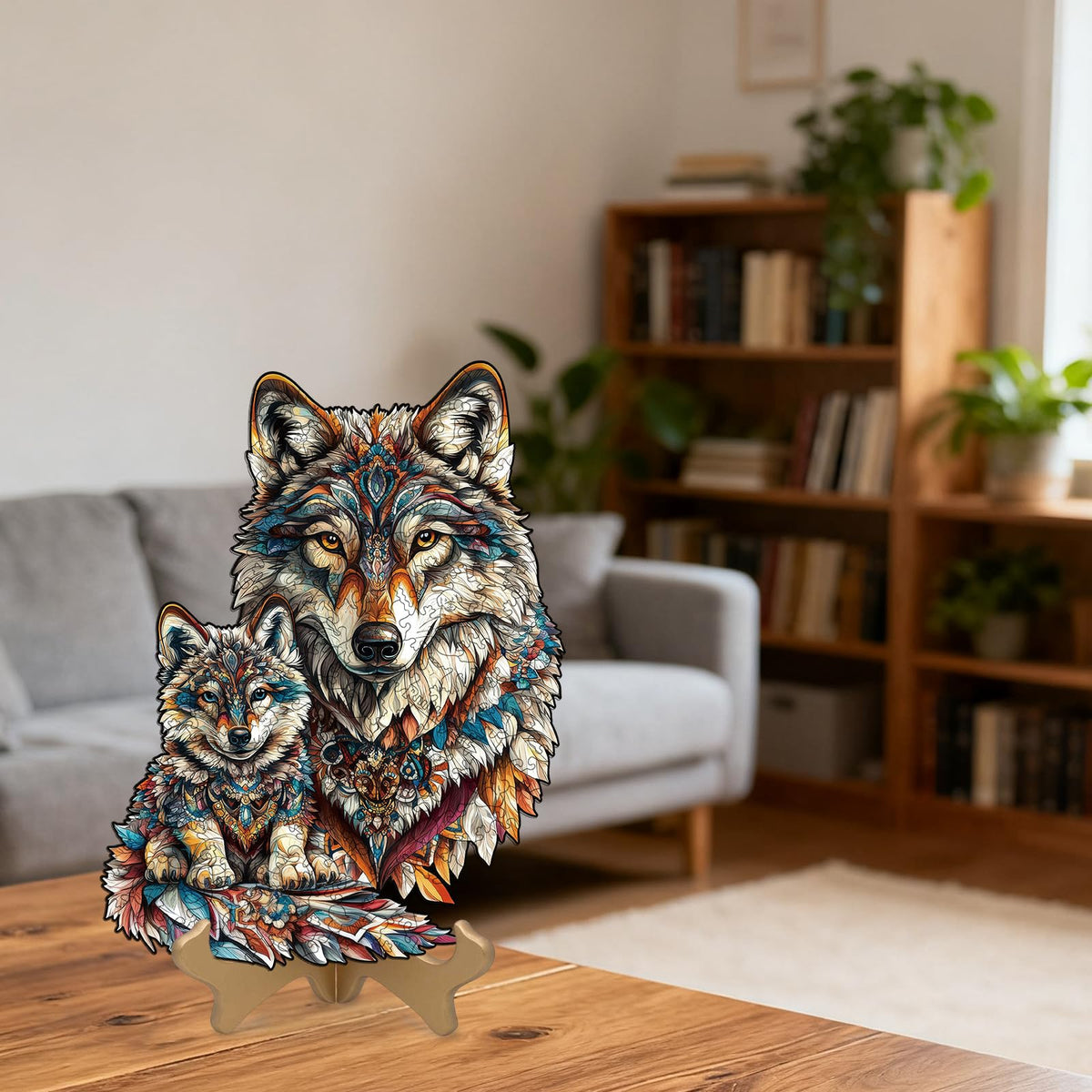 Puzzles for Adults (Wolf Heads / 200 pieces)